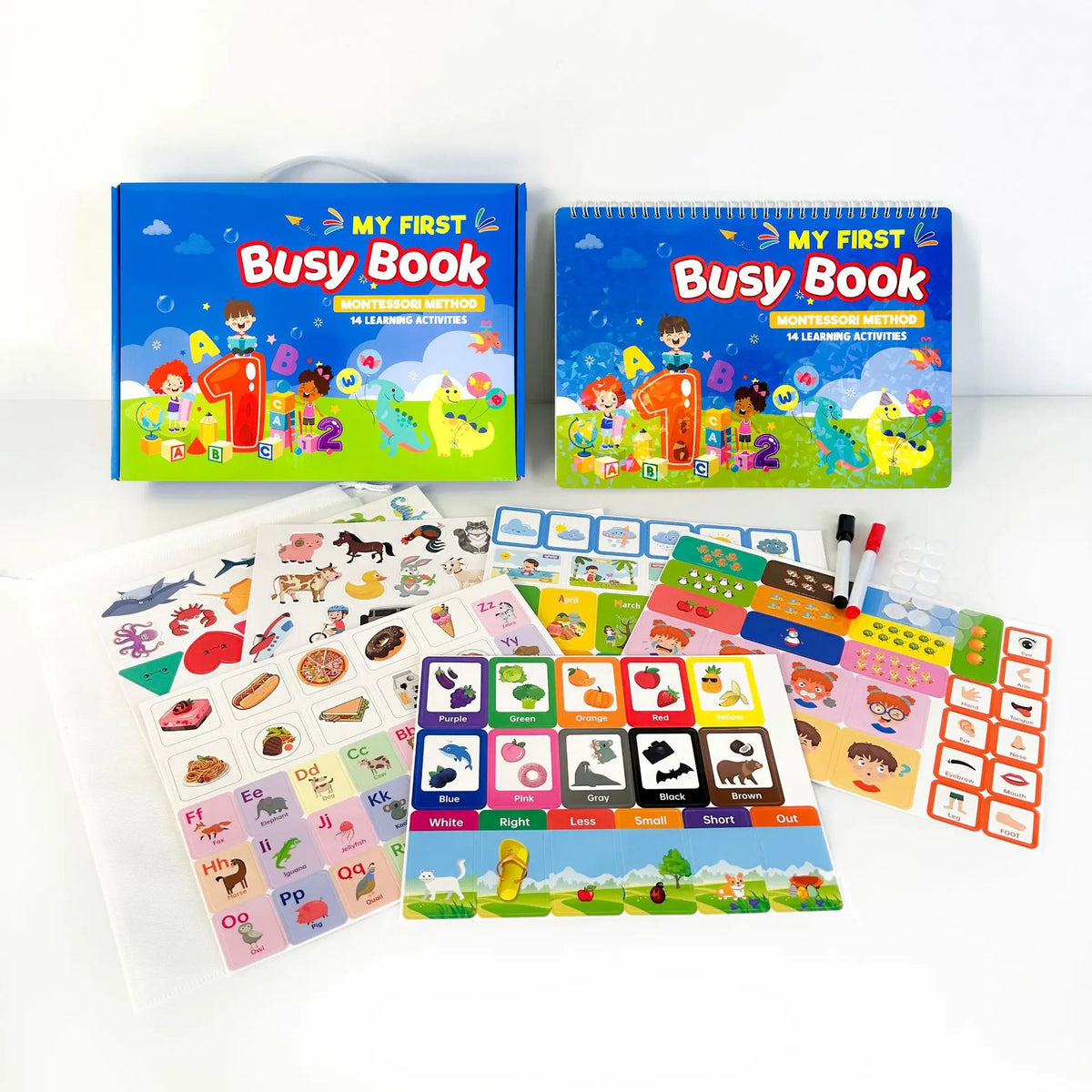 GEYU Custom Waterproof Early Learning Preschool Busy Books Custom Stickers Educational Toys for Autism Children Kids Learning
