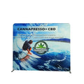 10ft Custom Straight Tension Fabric Stand Trade Show Displays Booth Backdrop Wall Banner