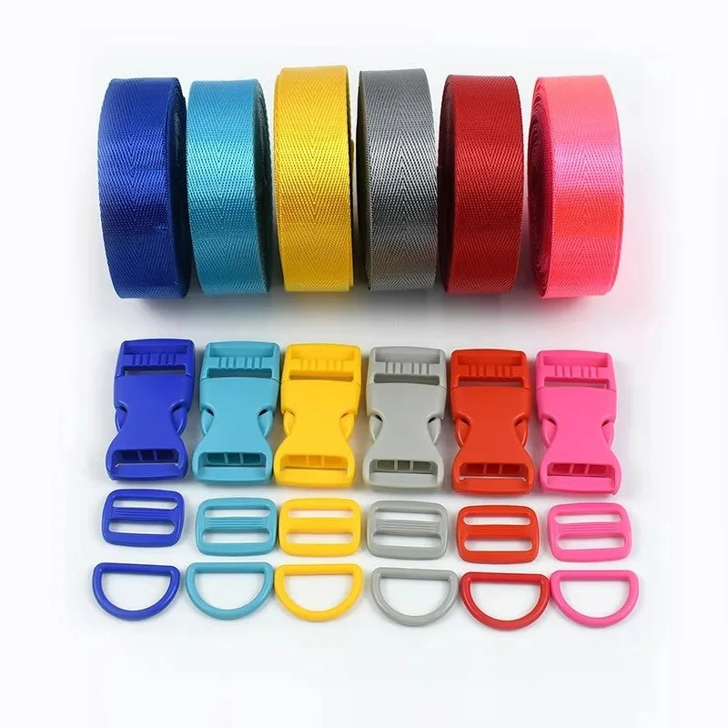 Meetee Colorful Handbag Parts Accessories Adjustment Buckles Plastic Bag Buckle