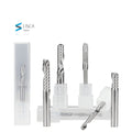 LISCA 5A Grade Single Flute End Mill up Cut 4/6/8mm Shank CNC Milling Cutter Aluminum Cutting Milling Bit Carbide Milling