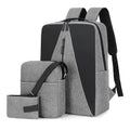 Slim Bag Set Travel Computer Bag Laptop Usb Charger Class Backpack for Students 3in1 School Bag College Students Pouch