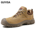 Welder Series Anti-smash Anti-puncture and Anti-ironing Faux Suede Upper Safety Shoes