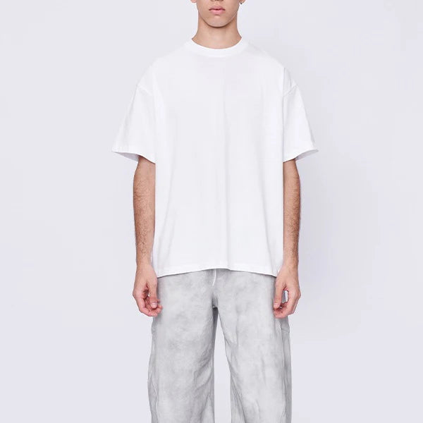 Men's Tshirts Print on Demand T-shirt Dropshipping Men's 100% Cotton Oversized Casual Drop Shoulder Customdigital Blank T-Shirt