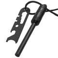 Emergency Tools Camp Firesteel Fire Starter Magnesium Feuerstahl Rod with Waterproof Capsule