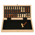 2021 New Customized Wood Chess Chess Board Gemstones for All Ages Chess Sets Luxury Wooden Chessboard Handmade PU Leather