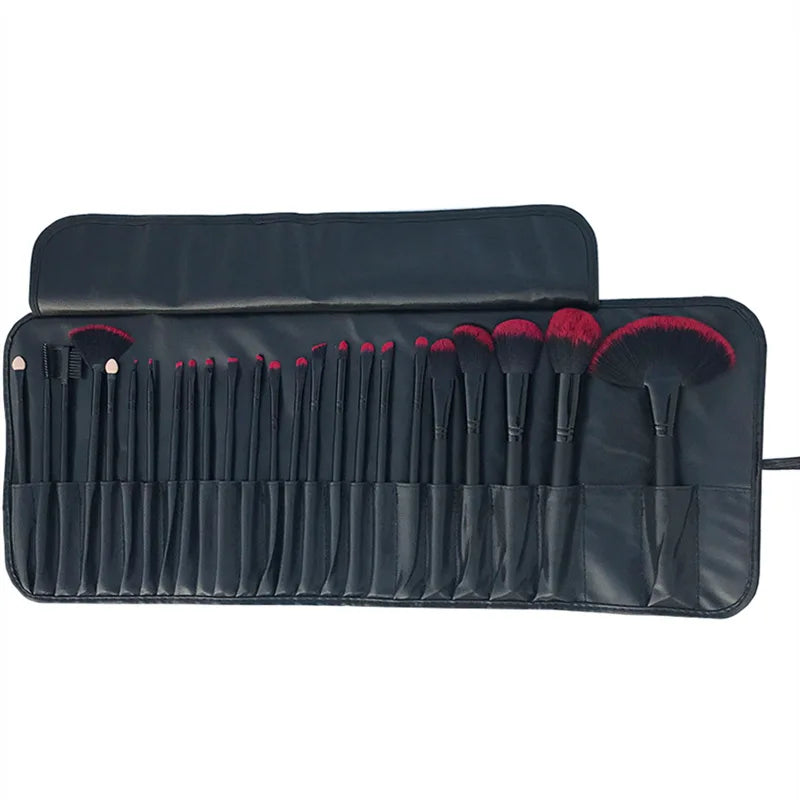 Wholesale Hot Style 24 Pieces Black Makeup Brush Set ABS Brushes Makeup Beauty Tools