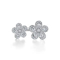 925 Sterling Silver Flower Open Ring for Women