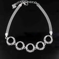 Sterling Silver 7*7mm Semi Mount Bracelet Empty Support Blank Claw Setting S925 Mountain Base Holder Without Stone for Inlay DIY