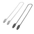 Dental Bib Chain with Clips Metal Napkin Clip Chain Napkin Holder Adjustable for Kids Adult