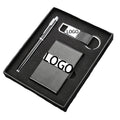 Factory Price Custom Logo Business Gift Set for Company Events Promotions Pen Keychain Business Cards Holder Set Promotion Gifts