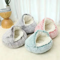 New Arrival Eco-Friendly Pet Supplies House Calming Bed Cat Cave Beds for Indoor Cats or Small Dogs