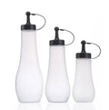 Wholesale 5ozl Plastic Squeeze Bottle with Black Cap Food Dispenser for Tomato Sauces Hot Sauce Catsup Pancake