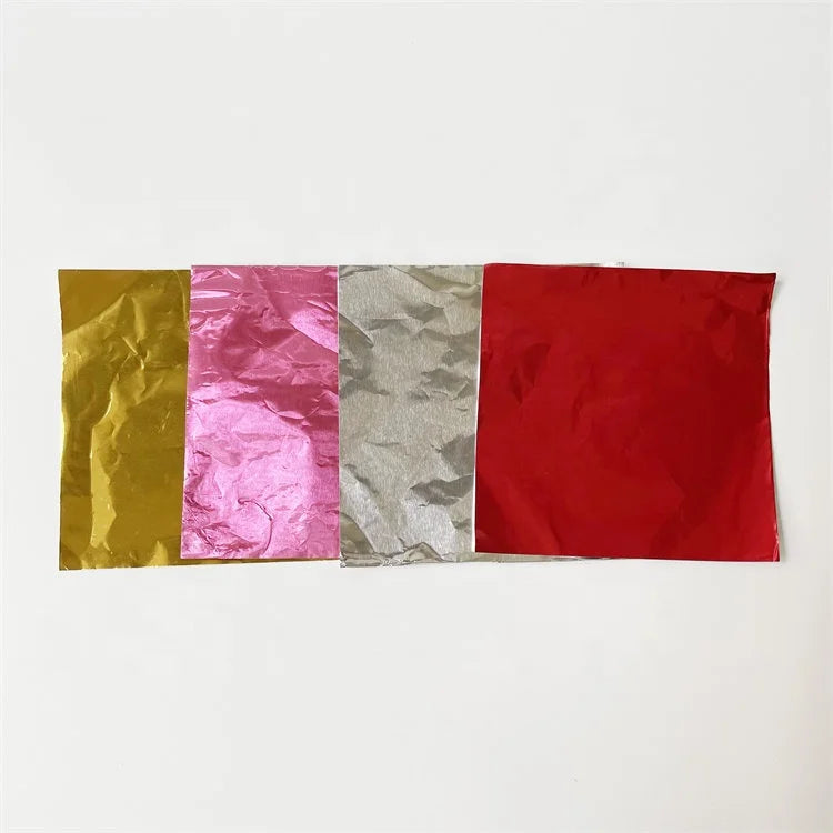 Food Grade Chocolate Wrapper Aluminum Foil Laminated Wrapping Paper for Candy Gift Packaging