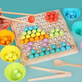 Early Educational Toy Hands Brain Training Clip Beads Puzzle Board Math Games Kids Montessori Wooden Toys for Toddler