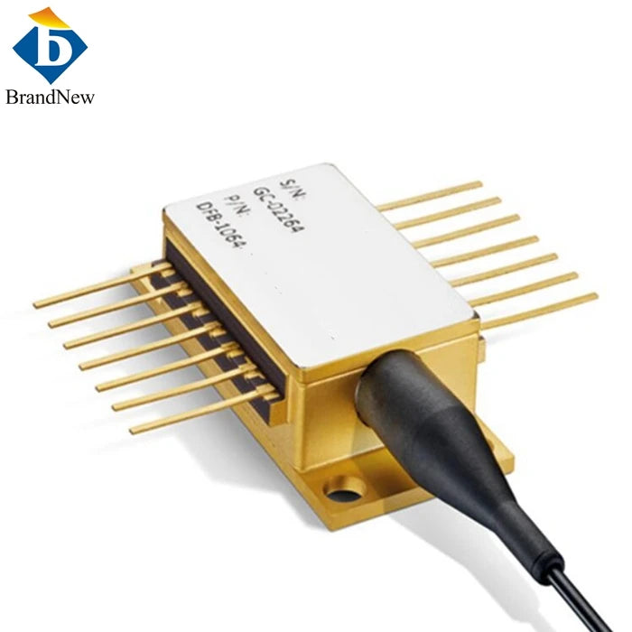 New 10W 976nm CW Mode Fiber Coupled Diode Laser Red Aiming Beam