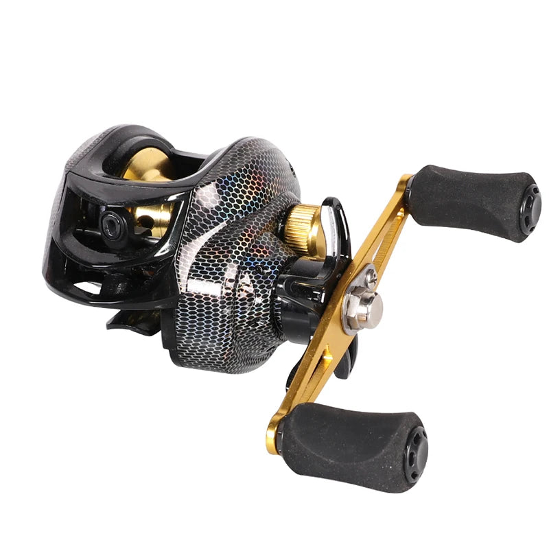 KALIOU S100-S101 3+7 Spinning Reel 18+1BB 10kg Drag Magnetic Break 7.2:1 Gear River & Lake Left Hand Line Twist Prevention