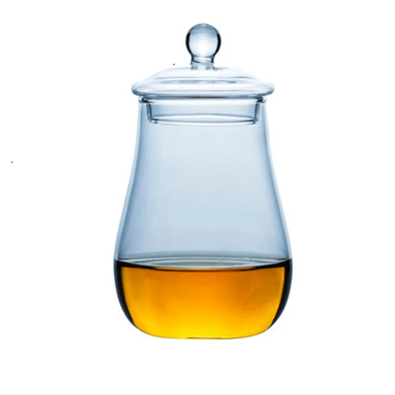 ISO Certified Reusable Portable Handmade 270ml Capacity Transparent Crystal BPA-Free Classic Scotland Whisky Shot Nosing Rocks