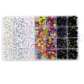 1620 Pcs Acrylic Letter Beads A-Z Diy Kit Alphabet Beads for Jewelry Bracelets Necklaces Key Chain Making