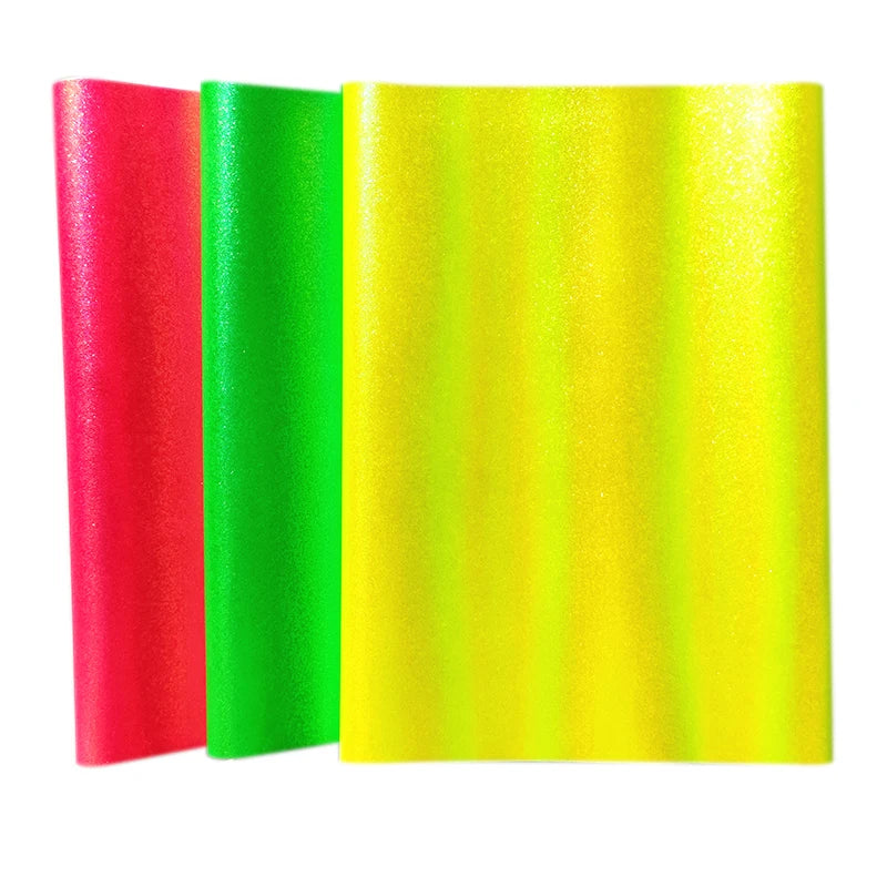 0.8mm rainbow Gradient Color Faux Leather Leatherette Fabric Synthetic Leather for Diy Making Bag Shoes Crafts