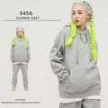 High Quality 350 Grams Fleece Oversize Pullover Hoodie Men Drop Shoulder Plain Blank Custom Print Hooded Collar Size XL Autumn