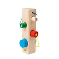 Clearance Sale Montessori 3D Shape Matching Toys Wooden Blocks Puzzle Column Toy Educational Sensory Toy for Children