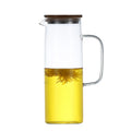Large  Capacity 1L/1.2L/1.5L Heat Resistant Borosilicate Carafe Glass Juice Jugs for Graduation