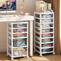 Catalog Racks Large-Capacity Plastic Dining Room Storage Cabinet Drawer Type Five-Layer Jewelry File Rack A4 Paper Data Notebook MegaBDM