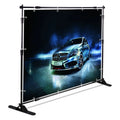 Easy to Carry Decorative Background Photography Activity Banner Stand Advertising Background Used for Vehicle Show Background Fr