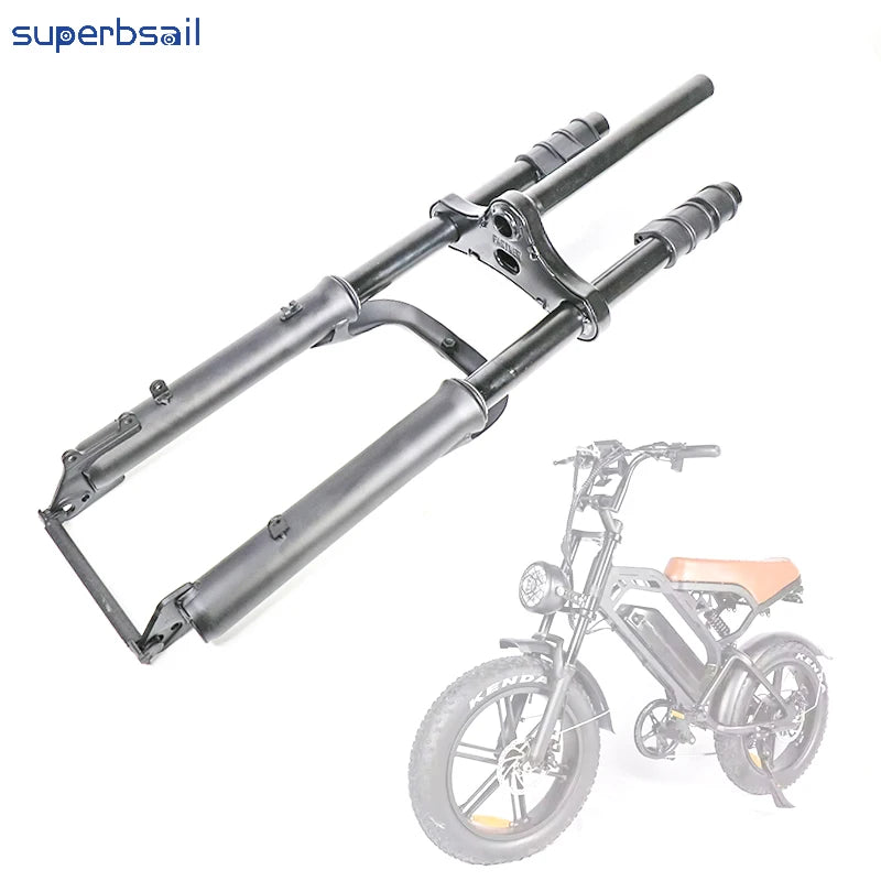 Superbsail EU Stock Newest Bike Original Front Fork for 20inch QM V20 Fatbike Bicycle Parts Replacement Front Fork E-Bike Parts