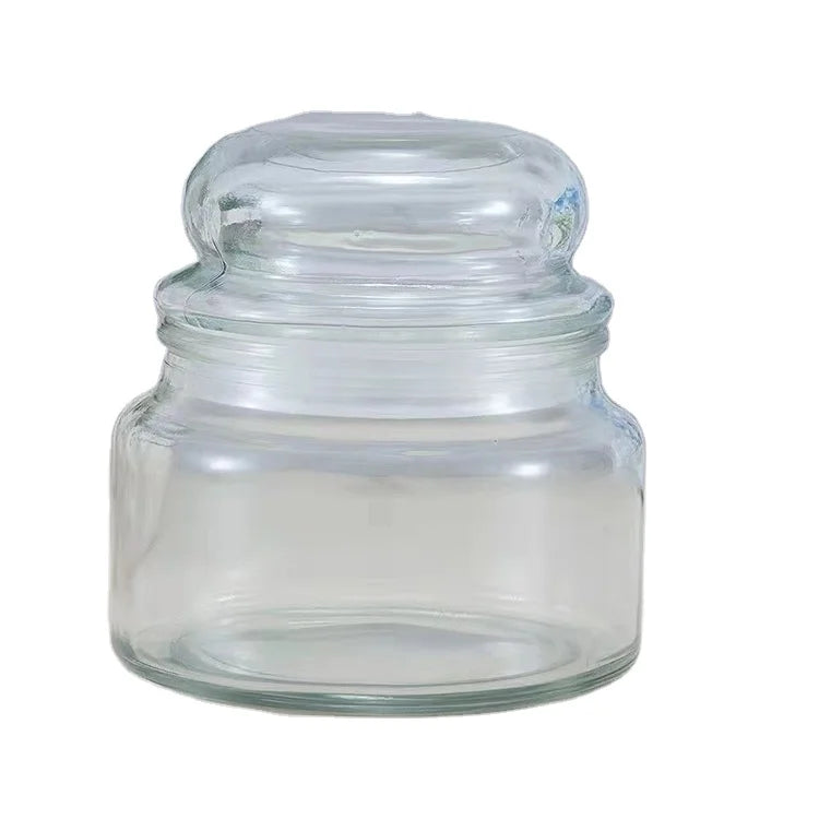 100ml 360ml 500ml 750ml Custom Luxury Sealed Empty Glass Candlestick Holder for Easter