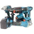 Sets of 4pcs Power Tools Kit Lithium Brushless Electric Hammer Drill Angle Grinder Cordless Drill Wrench Combination Tool Set