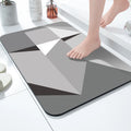 U-HOME China Manufacturer Rubber made Bathroom Floor Rug Custom Shape Non Slip Plastic U Shape Rubber Bath Toilet Mat