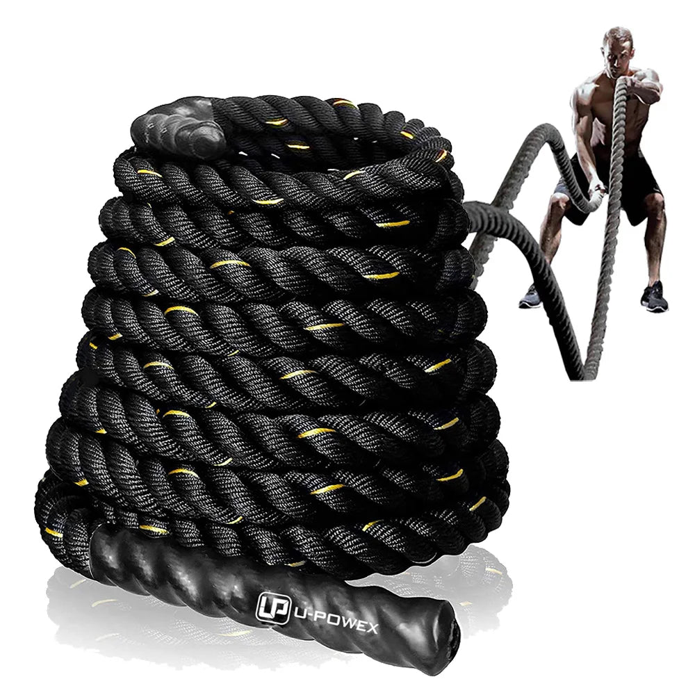 Custom Logo 2.8 Meter Length Workout Exercise Battle Rope Fitness Heavy Skipping Weighted Jump Rope.