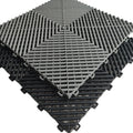 Modern Anti-Slip Interlocking Garage Floor Tiles PP Plastic Indoor Outdoor Workshop Use Environmentally Friendly Graphic Design