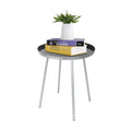 Single-Tier Black Metal Flowers Pot Rack for Flower Shop Display