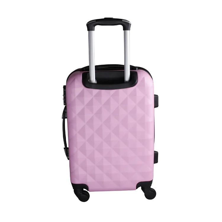 Hot Selling Durable ABS Plastic Luggage Trolley Cases Unisex Popular Spinner Wheels Suitcase for Women