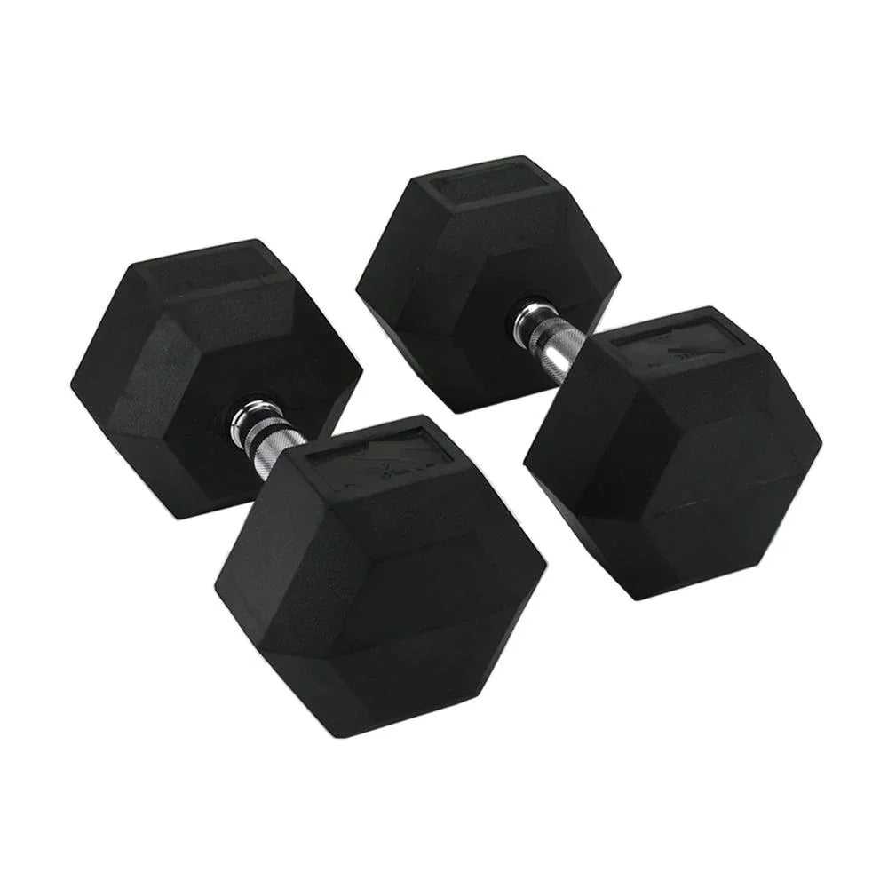 Factory Price Rubber Hex Dumbbells Gym Equipment Free Weights Adjustable Dumbbell Sets