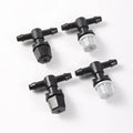 Greenhouse Fog Misting Nozzle with Tee Garden Watering Irrigation Sprinkler Cooling Spray Nozzle