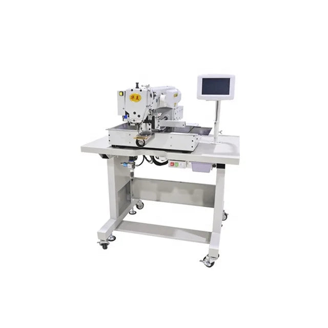 New HUAMEI Small Flat-Bed Industrial Programmable High-Speed Single Needle Sewing Machine with Engine CE Certified