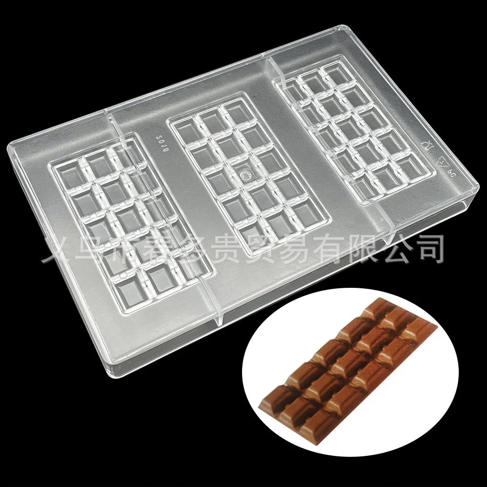 Custom Spoon Chocolate Polycarbonate Mold Molde De Policarbonato Para Chocolate Cake Tools 3D Plastic Chocolate Mold