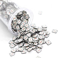 Envelope Clay Earrings Polymer Bead Charms Addition for Slime Accessories Fluffy Decoration Toys Filler Glitter 500g