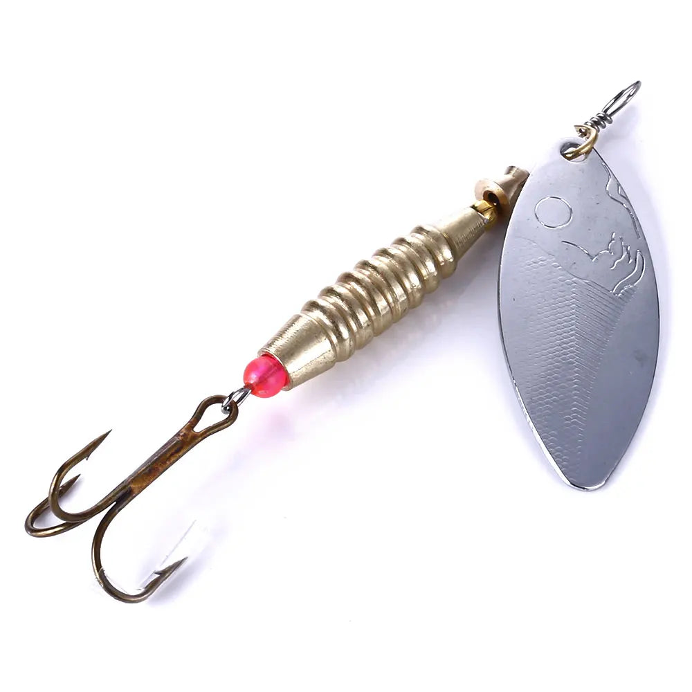 Wholesale SP143 10cm 17g Artificial Metal Spinner Baits Spoon Fishing Lures