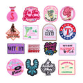 New Iron on Embroidery American Style Western Cowboy Cowgirl Embroidered Iron on Patch for Clothing Trucker Hat Decoration