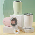 350ML USB Rechargeable Self Stirring Mug Mixing Coffee Cup Automatic Magnetic Mug Stainless Vacuum Coffee Cup