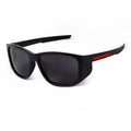 Classical Polarized Cycling Riding Sunglasses Outdoor Sports Men Eyeglasses Black Oversized square Frame Sunglasses