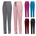 Professional logo Custom Medical Uniform Dental Hospital Women's Men's Doctor Nurse Signature Scrub Zipper Pant Scrubs Zip Pants