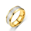 Temperament Trend Titanium Steel Ring Men's Rime Stainless Steel Ring
