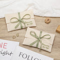 Luxury Reusable Custom Logo White Jewelry Gift Packaging Pouch Organic Cotton Dust Cotton Envelope Bag