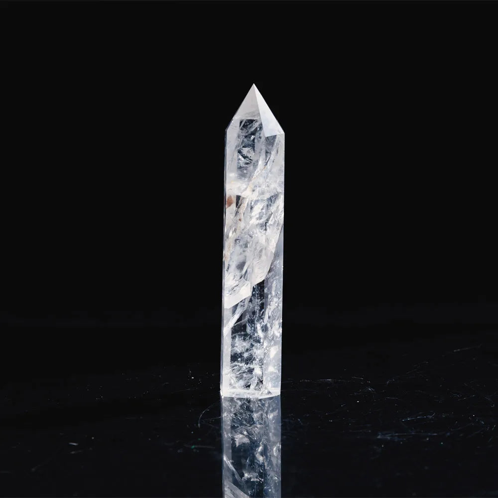 Wholesale Natural Crystal Crafts Healing Stones Polished Big Size White Quartz Point Wedding Decor & Gift