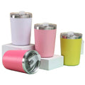 Hot Selling 304 Stainless Steel Tumbler With Lid 12oz Customized Logo Vacuum Insulated Mug